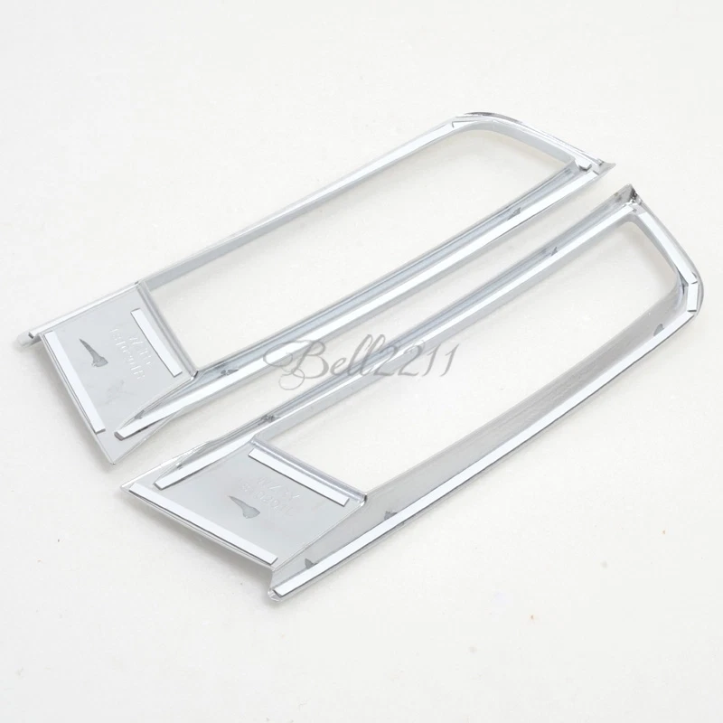 Chrome bezel Front Fog Light Lamp Cover Trim For VW Volkswagen Touran 2016-2019 - image 3 of 4