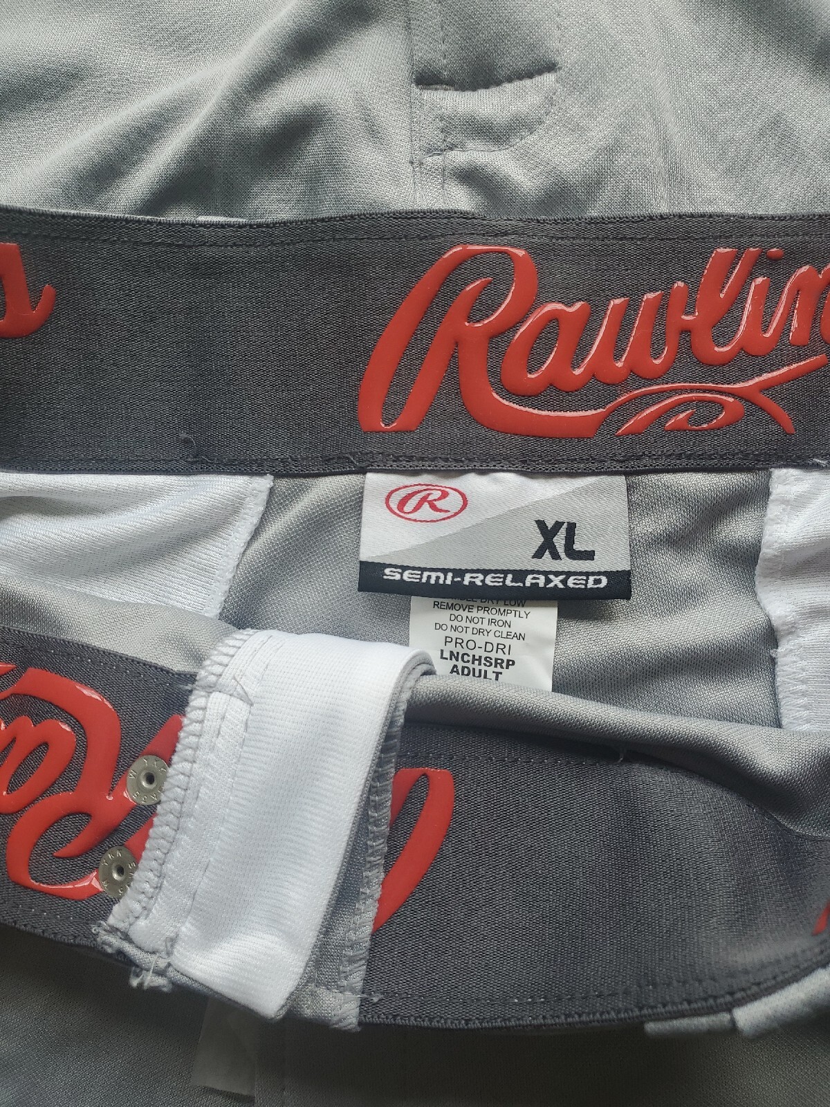 Rawlings Semi Relaxed Fit Piped Baseball Pants Mens XLarge Lot Of 4