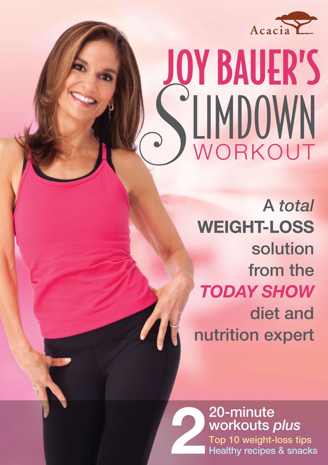 JOY BAUER'S SLIMDOWN WORKOUT (DVD) Lisa Wheeler Joy Bauer