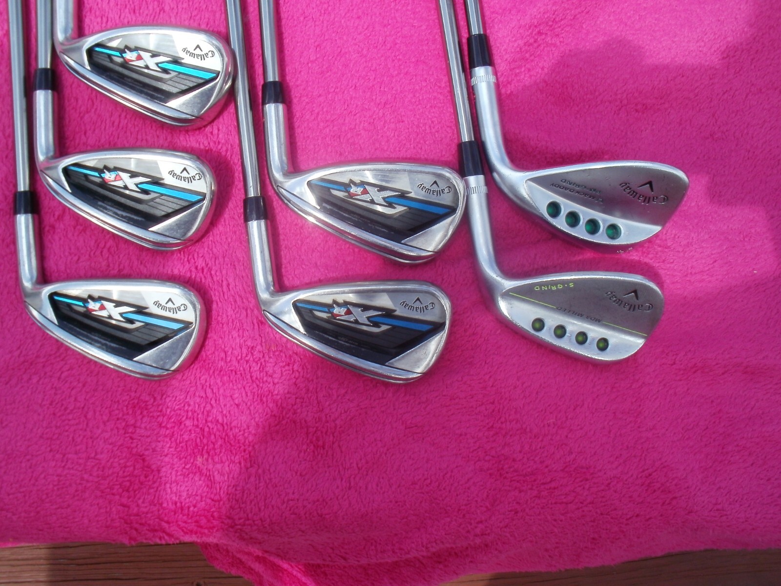 Callaway XR OS Iron set graphite eBay