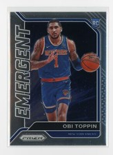 Obi Toppin 2020-21 Panini Prizm Emergent RC #17 Rookie New York Knicks