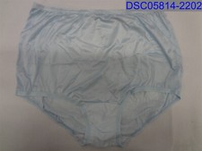 Vanity Fair Womens 7/Large Soft Blue Nylon Brief 15712