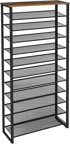 HOOBRO Große Schuhregal 12 Ebenen Schuhständer Schuhablage Schuhschrank - Bild 11 von 11