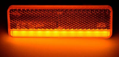 4 X Segnalatore Luce Ingombro 2 Led 12v Rosso Camion Roulotte - Foto 3