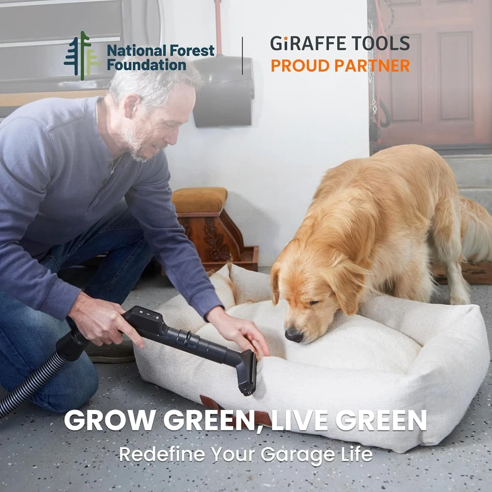 Giraffe Tools Wet Dry Vacuum Cleaner with 30FT Retractable Hose--Remote Control - Image 4 of 4