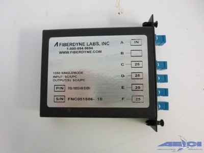 FIBERDYNE LABS, INC F03-10033-00 EVEN 1550nm Exact Coupler Module