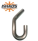 1.75" 1 3/4" 180 45 DEGREE 304 STAINLESS 16 GAUGE MANDREL BEND EXHAUST TUBING SS