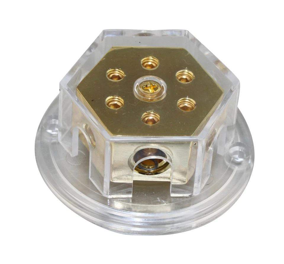 Power or Ground Distribution Block 4Ga In 8ga Out Amp Installation PD-38 - Image 3 of 3