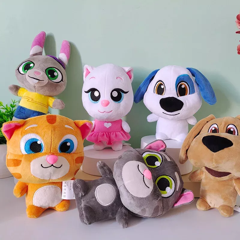 15cm Talking Tom And Friends Plush Toys Doll Kawaii Angela Hank Ginger Ben Claw