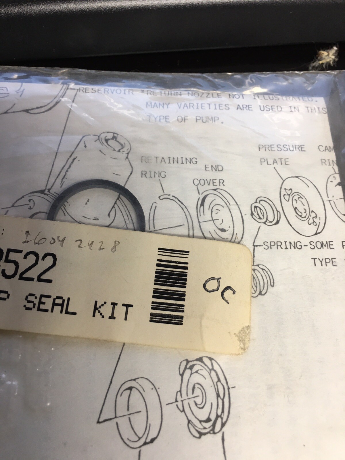NOS 7848522 GM FUEL PUMP REPAIR KIT 26042428 5688044 61-79 MANY 