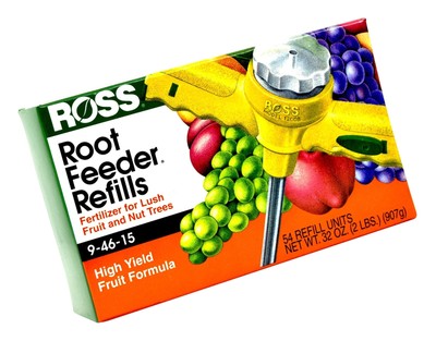 Ross Fruit Nut Tree Fertilizer Refills Root Feeder 9 46 15