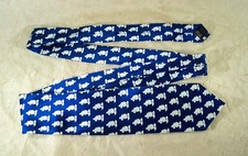 Mickey Mouse Silhouette Blue Men's Necktie Disney Parks Brand Tie