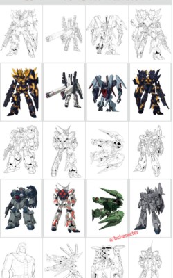 Warrior Sketch Wireframe Tracing Picture Album WithColored Pencil Filling