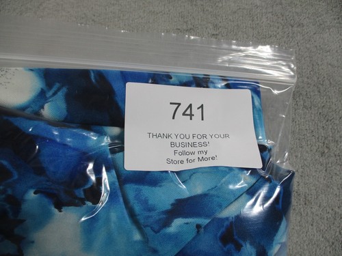 Ellen Tracy Womens 16 Blue Floral Sheath Dress Short Sleeve Lined Zipper EUC - Picture 10 of 10