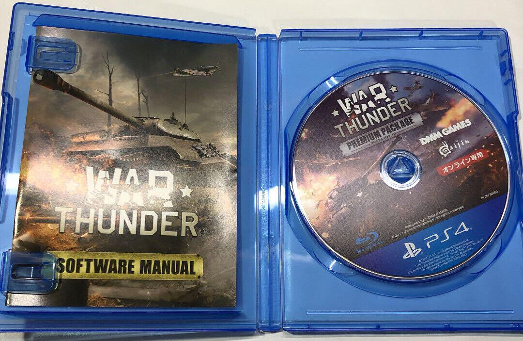 War Thunder Premium Package PS4 Games 2017 for Online Game Import From  Japan