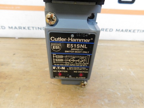 Cutler Hammer E51SNL Series C1 Switch body with E51DC1 operating head used CSQ - Picture 2 of 5