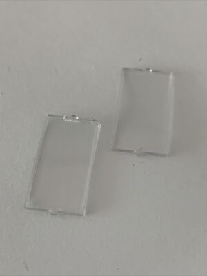 Lego Parts 60602 (2pcs) Glass For Window 1x2x3 Flat Front