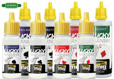 Munition Mig Lucky Lack Auswahl Ultra Matt, Matt, Satin, Glänzend - 60ml