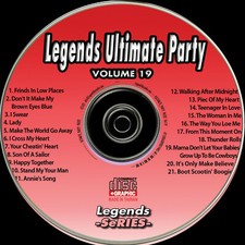 Ultimate Party Legend vol-19 Karaoke cdg In Plastic Happy Together,Annie's Song