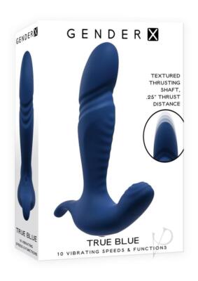 Gender X True Blue Rechargeable Silicone Thrusting Anal Vibrator - Blue | eBay Gender X True Blue Rechargeable Silicone Thrusting Anal Vibrator - Blue | eBay