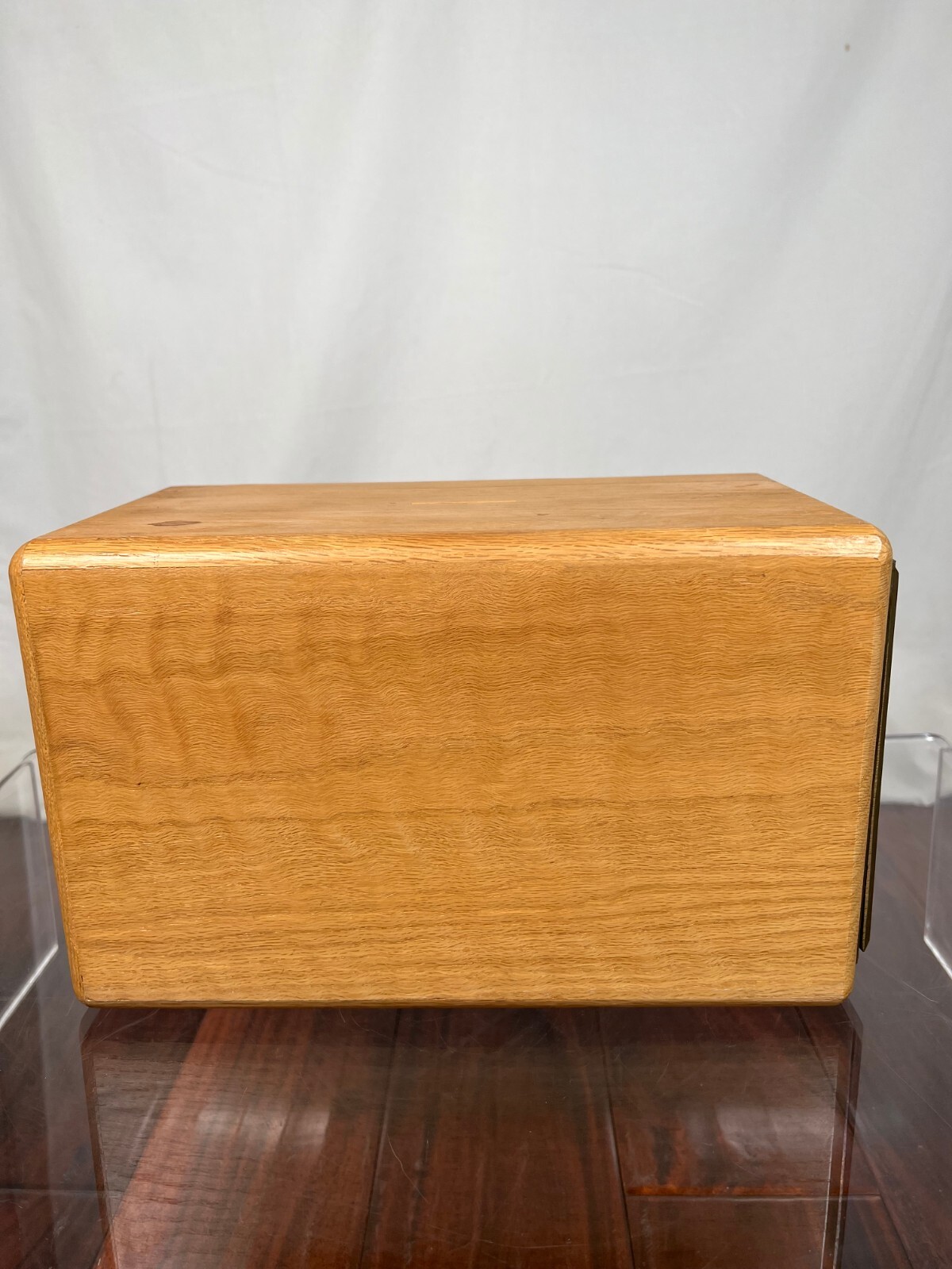 Vintage Post Office Box Door Bank/Gun Safe Red Oak Lock Box Clarkdale