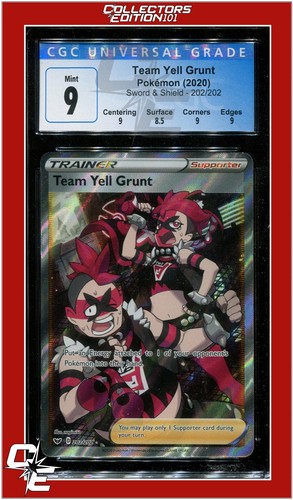 Team Yell Grunt graded CGC 9 for sale on eBay