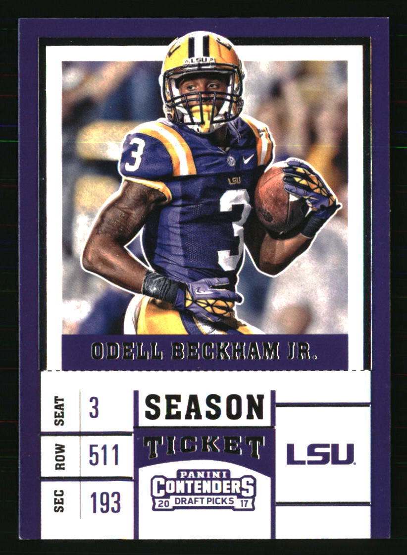 Odell Beckham Jr. 2017 Panini Contenders Draft Picks #79 FOOTBALL