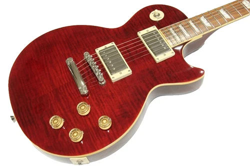 USED Epiphone Les Paul 1960 Tribute Plus Black Cherry Guitar Free Shipping