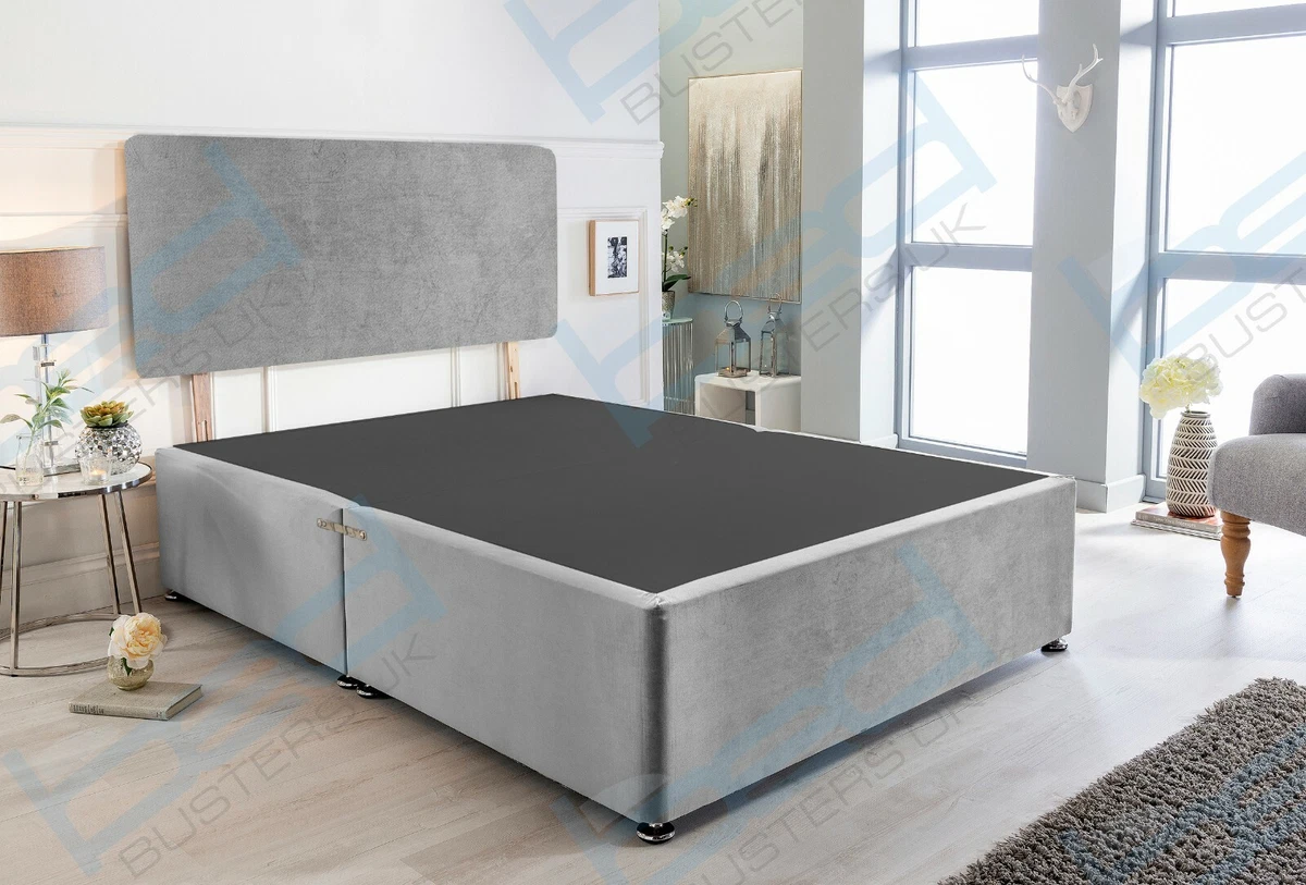 Divan Bed Base Only Including Free Headboard 3FT Single 4FT6 Double 5FT King