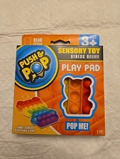 Bear Style Push & Pop Sensory Toy By Jaru, Stress Relief,  Multicolor, Brand New