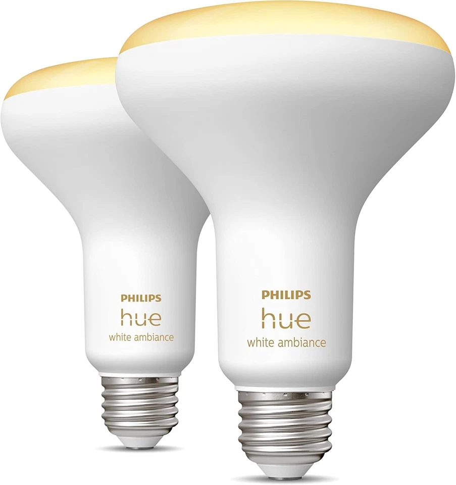 Philips Hue White Ambiance A19 Smart Led Bulbs 2 Pack Compatible With Alexa - Image 2 of 4