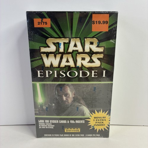 1999 Topps Star Wars: Episode I Widevision- Sealed Box 10 Packs + 1 Bonus Pack - Picture 2 of 6