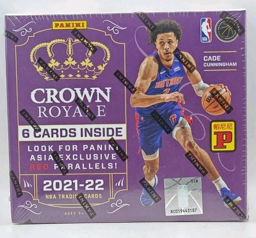 2021-22 Panini Crown Royale NBA Basketball TMALL Sealed Box - Asia Red Parallels