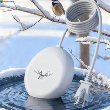 Bird Bath Heaters for Outdoors in Winter, Upgrade 10ft Cord 80w Birdbath Water 