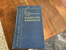 Power Plant Engineering Questions & Answers 6th Edition 1939