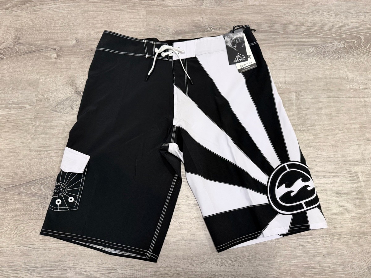 Billabong Andy Irons Rising Sun Pro Boardshorts Size 32 Black