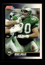 1991 Score #519 Mike Golic (EX)(FTB)