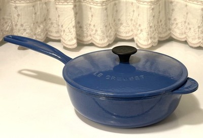 LE CREUSET 2.25 qt #21 Marseille Blue Saucepan/Saucier w/ Lid, Made in France