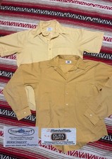VTG 60s 70s Towncraft Penneys Collar Shirt Manhattan Button Rockabilly Sz L