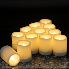 DRomance Outdoor Waterproof Flameless 1.5" x 2", 1-12 Pack Timer