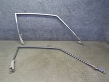 77-78 Datsun S30 280z 22 Left Right Door Window Chrome Trim Strip Molding Set