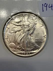 1943 p high grade BU Silver Walking Liberty Half Dollar DA