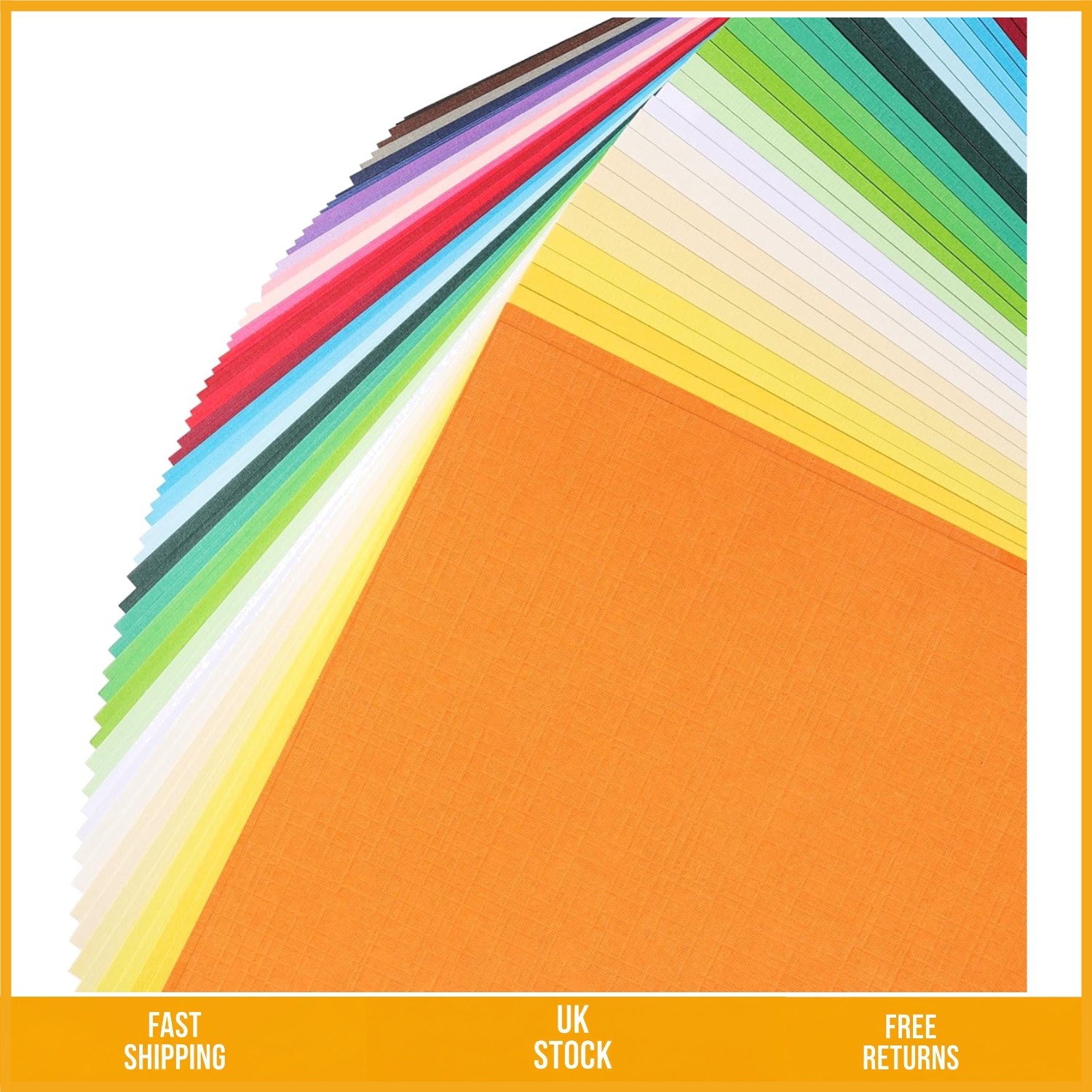 Textured Linen Colored Cardstock 30 Colors A4 230gsm 85lb 60 Sheets
