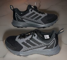 NIB MEN'S ADIDAS IH2930 TERREX TRACEFINDER 2 BLACK/GREY TRAIL-SNEAKERS SHOE US 9