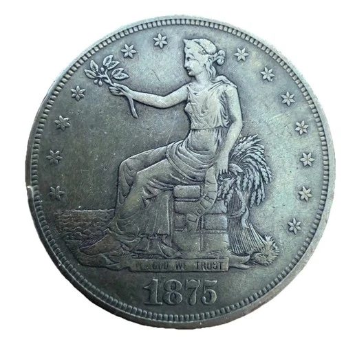 1875-CC  TRADE DOLLAR