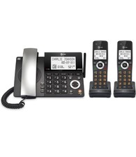 AT T CL84218 2-Handset Cordless Phone, Answering System, Smart Call Block
