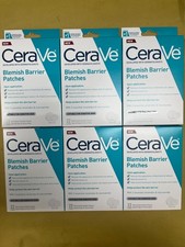 6 New CeraVe Blemish Barrier Patches - 22 Invisible Patches Each Box