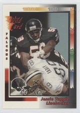 1992 Wild Card Jessie Tuggle #336 0s5