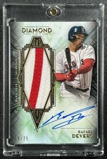 RAFAEL DEVERS 2021 TOPPS DIAMOND ICONS #AJP-RD JUMBO GU PATCH AUTO 18/25 RED SOX