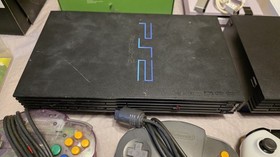 Playstation 2 PS2 console Lot Nintendo Wii Xbox Games Controllers ASIS